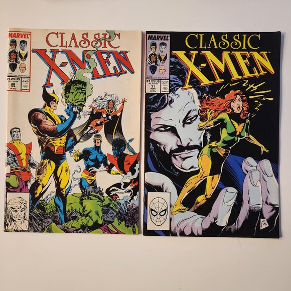 Lot of 6 Classic X-Men Comic Books 30 31 32 33 34 35 Marvel 1989 Comics Run X - Picture 3 of 6